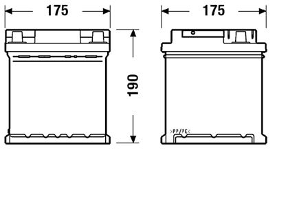 Batteria Auto D26 70ah 540EN Vetture Asiatiche Ermetica